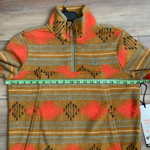 🌴🔆BILLABONG- BOUNDARY MOCK HALF ZIP JACKET - Picture 15 of 16